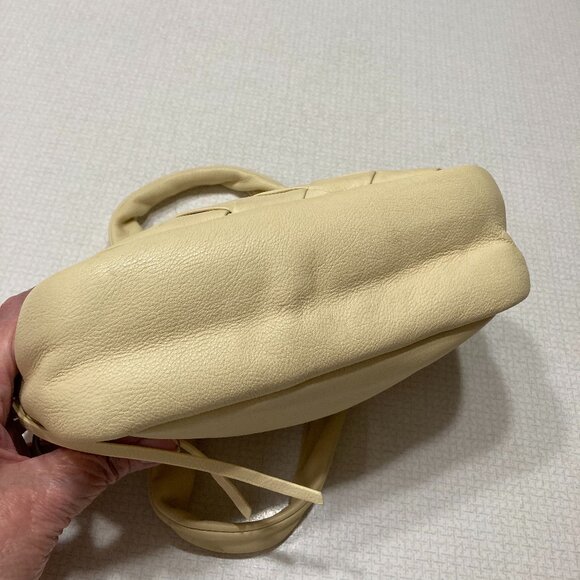 EUC HOBO Ivory Small Leather Satchel - Picture 3 of 10